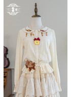 Miss Point Chubby Fox In The Forest Embroidered Collar Daily Blouse(2nd Reservation/Full Payment Without Shipping)